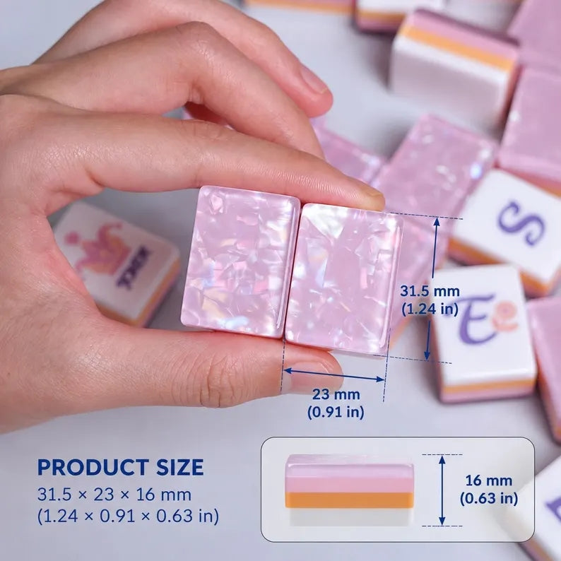 Purple Opal American Mahjong Tiles – view 7