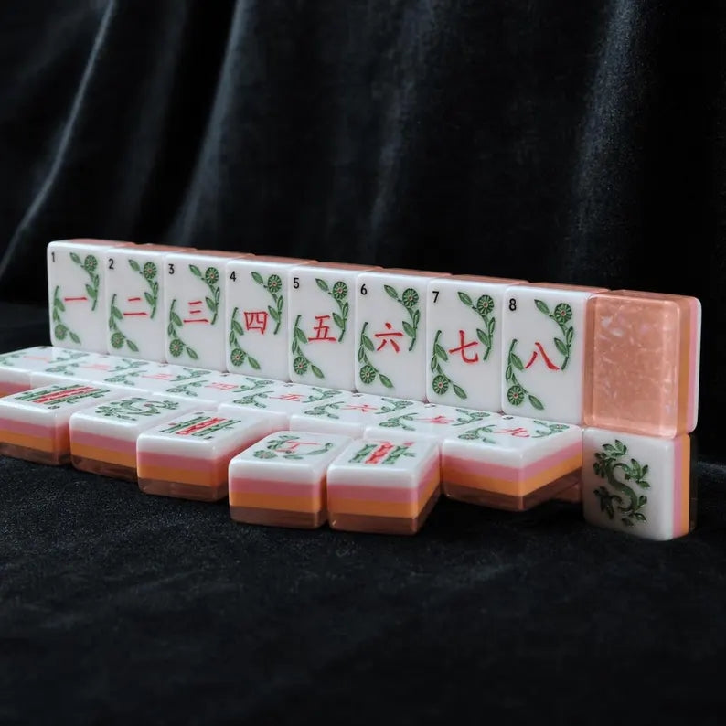Orange Pearlescent American Mahjong Set – view 5