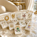 Pearlescent Regalia Acrylic American Mahjong Set – 160 Tiles