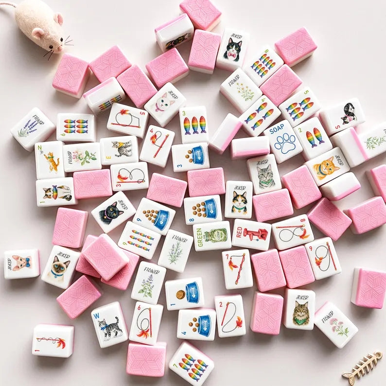 Pet Cat American Mahjong Set – 154 Tiles – view 6