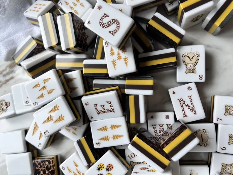 Luxury Leopard American Mahjong Set – view 7