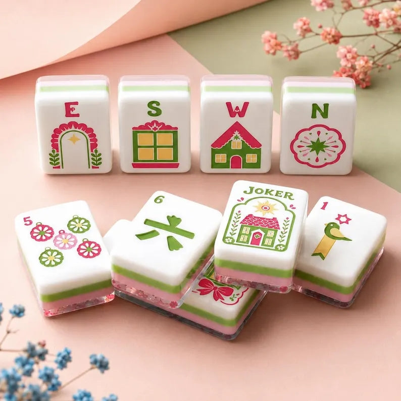 Leopard Print American Mahjong Set – 160 Tiles – view 3