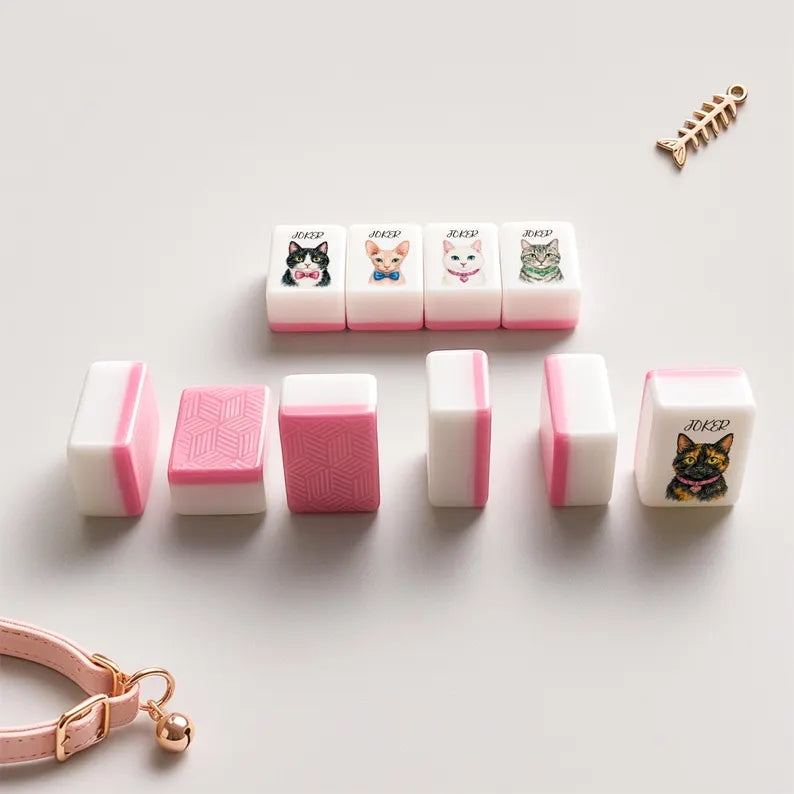 Pet Cat American Mahjong Set – 154 Tiles – view 3
