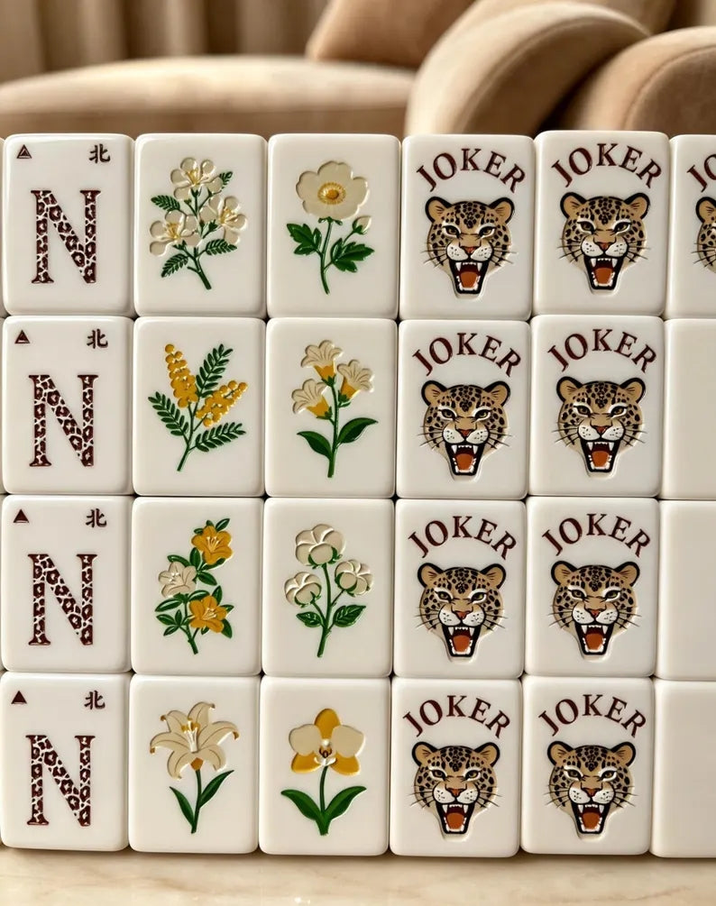 Luxury Leopard American Mahjong Set – view 8