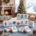 Christmas Ski Lodge American Mahjong Set – 160 Tiles