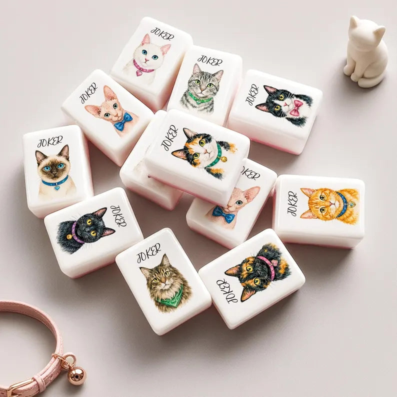 Pet Cat American Mahjong Set – 154 Tiles – view 4