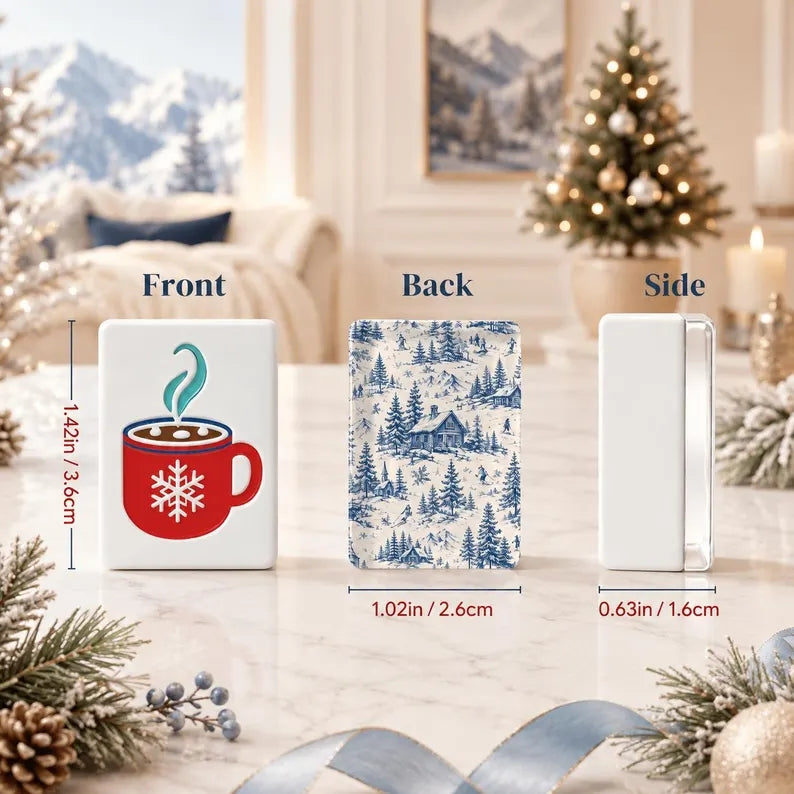 Christmas Ski Lodge American Mahjong Set – 160 Tiles – view 3