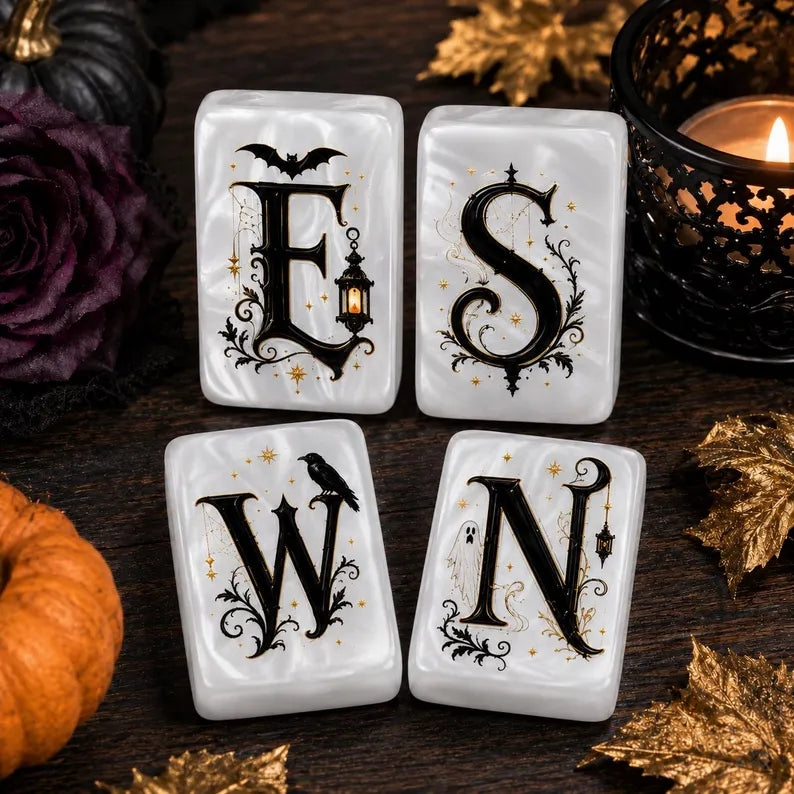 Gothic Halloween Witchy American Mahjong Set – view 6