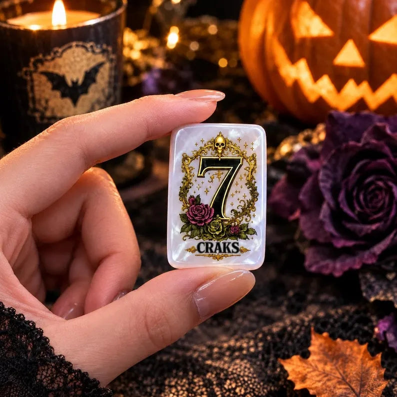 Gothic Halloween Witchy American Mahjong Set – view 2
