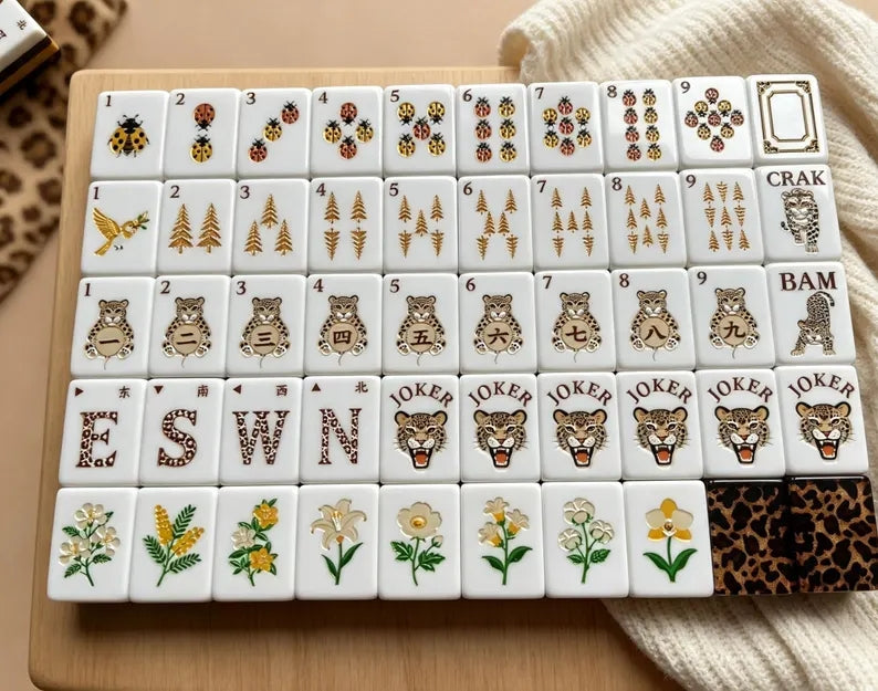 Luxury Leopard American Mahjong Set – view 6
