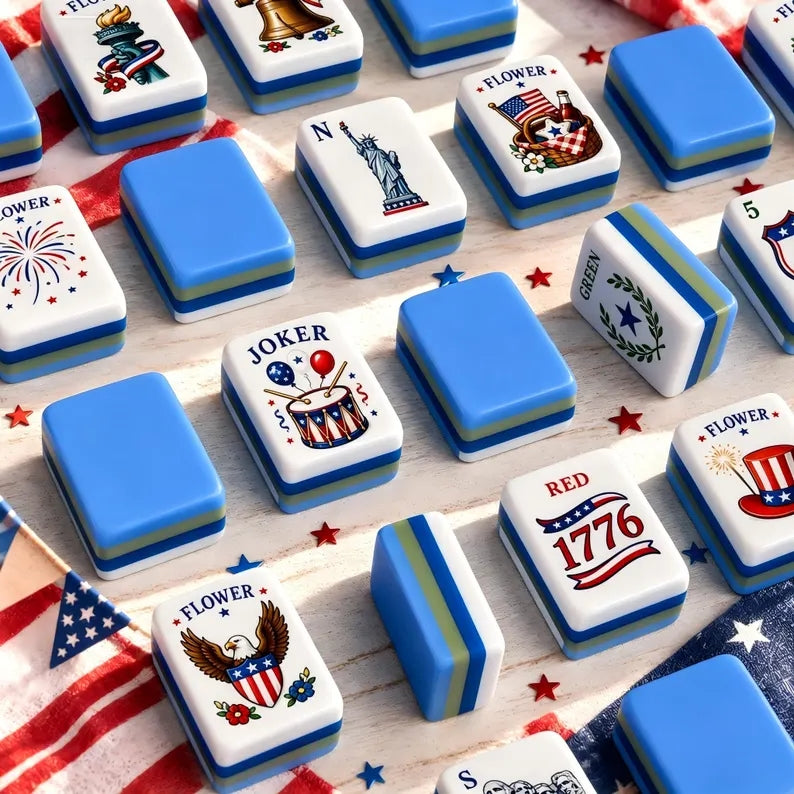 US Independence Day American Mahjong Set – view 4