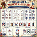 US Independence Day American Mahjong Set