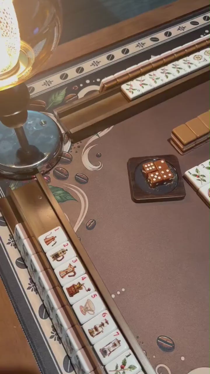 Coffee-Themed American Mahjong Set