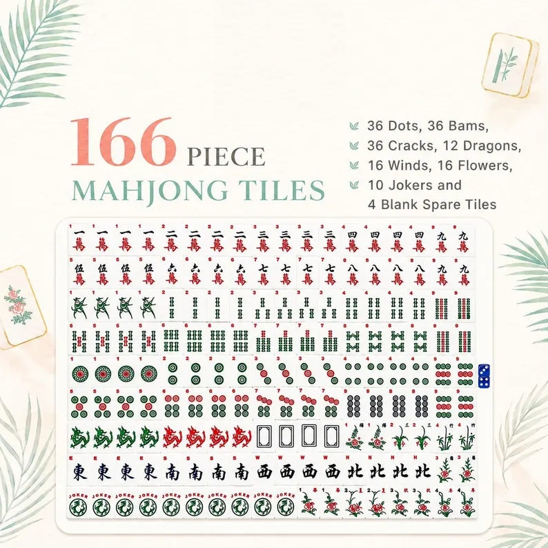 Mahjong tile count and artwork reference